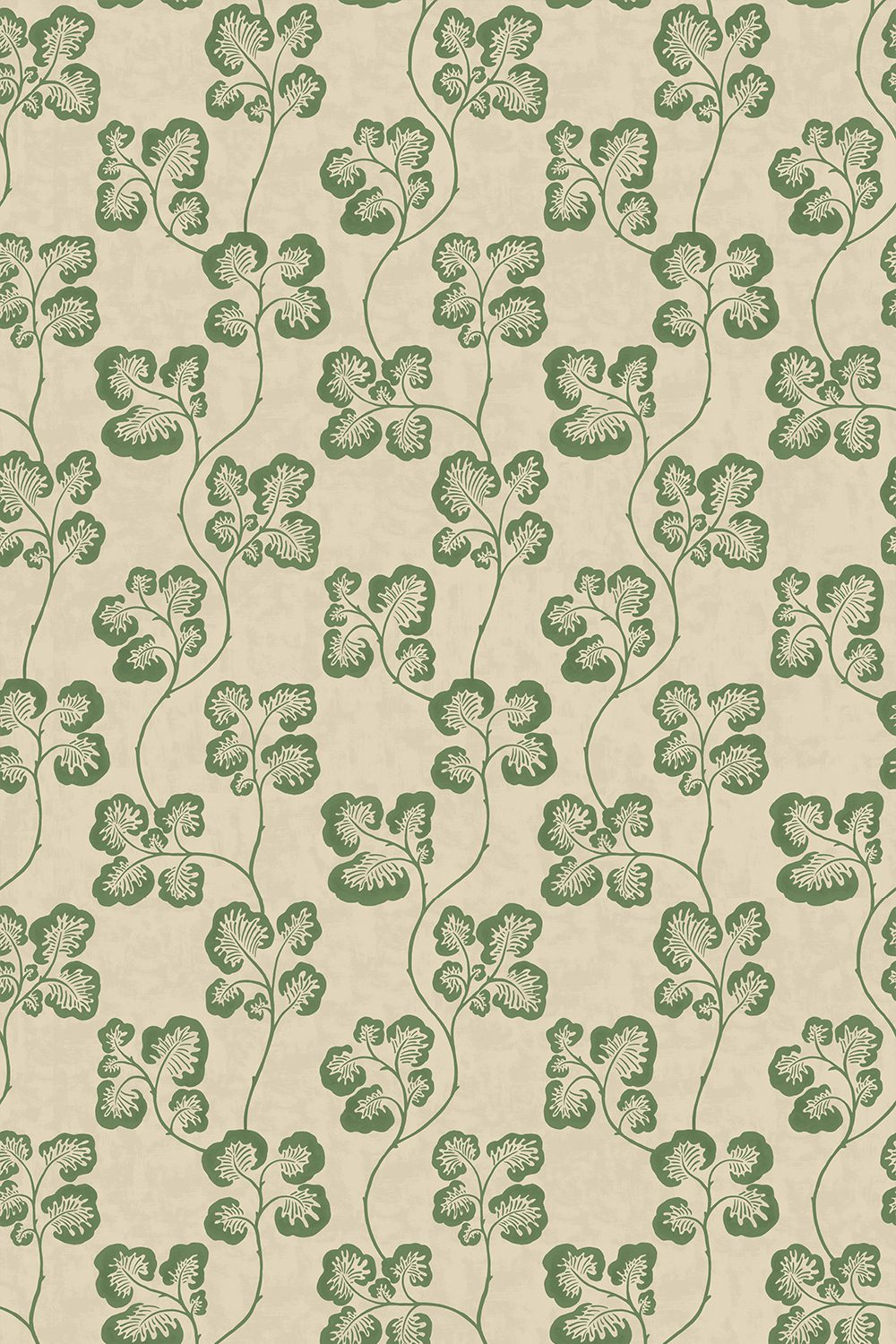 Cabbage Check Wallpaper | Brookes Green and Edge Sand
