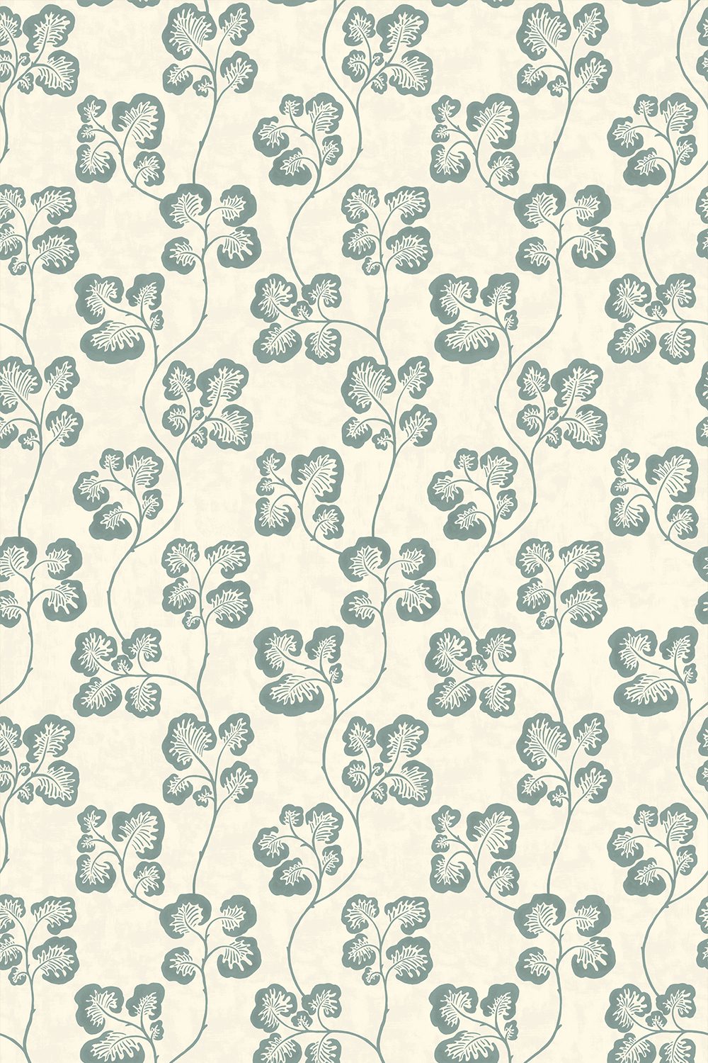 Cabbage Check Wallpaper | Osney Blue and Clarke White