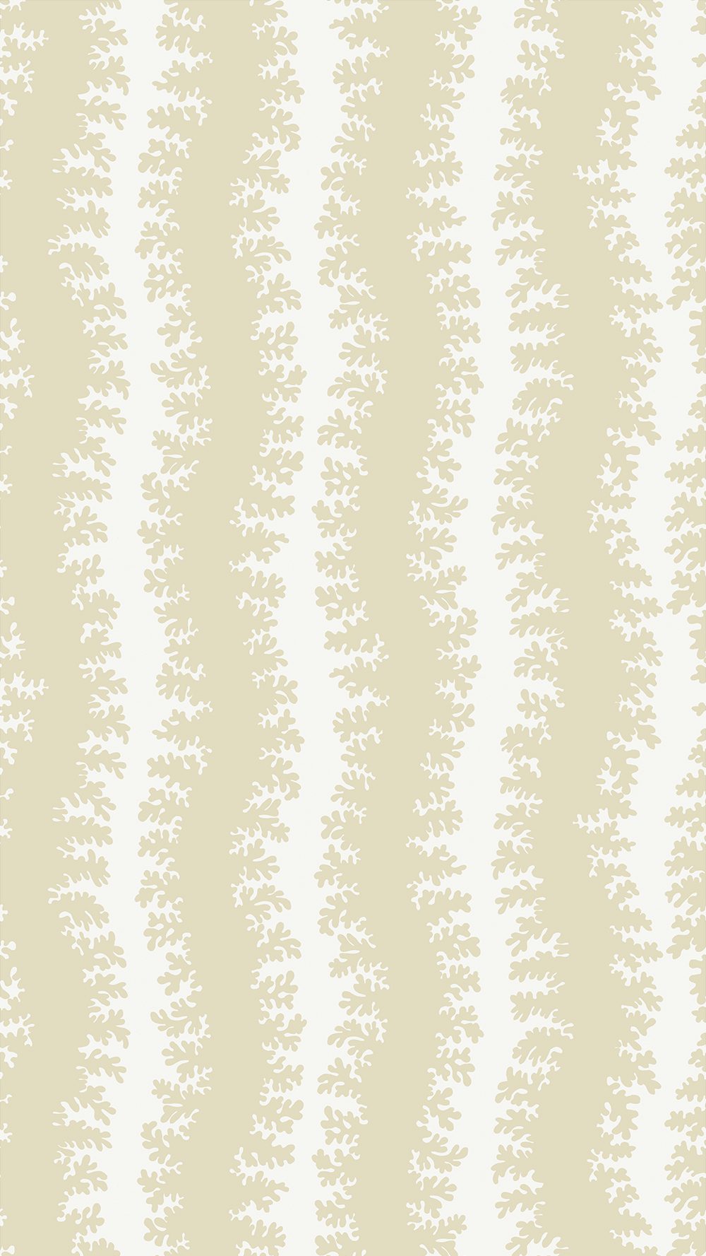 Elkhorn Stripe - Maitland Green - Ceiling White