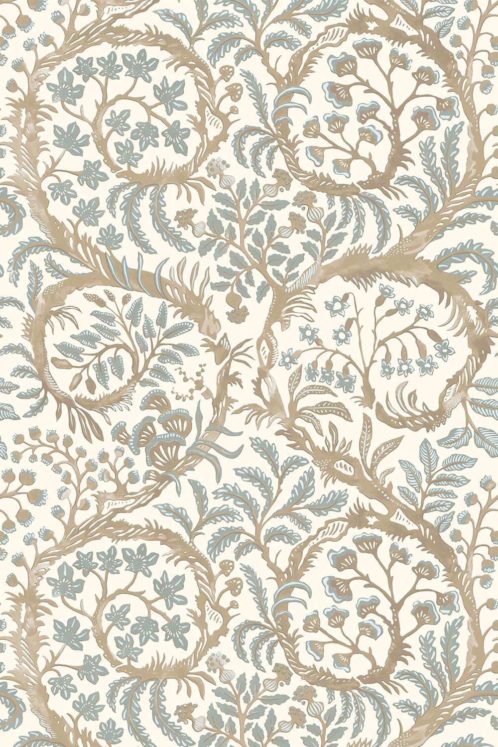 Butterrow | Soft Blue and Brown