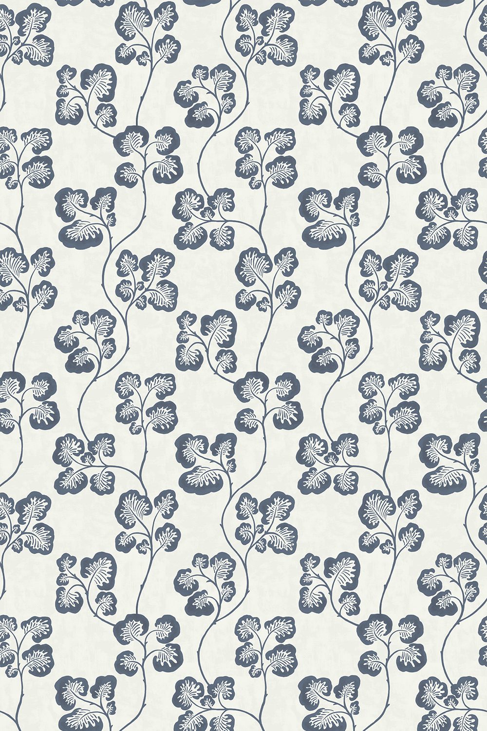Cabbage Check Wallpaper | Bude Blue