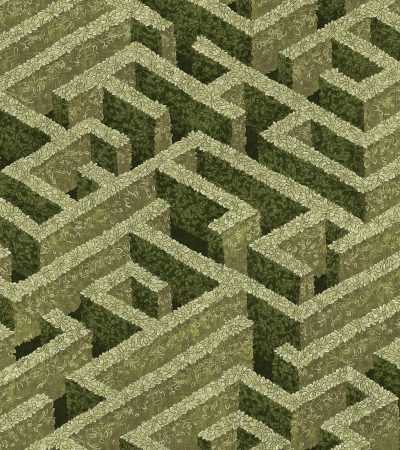 JMW-100701 - Labyrinth Wallpaper | Olive